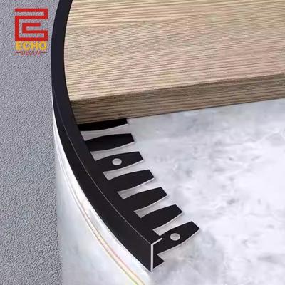 China Aluminium Curved Floor Transition Strips  For Laminate Flooring for sale