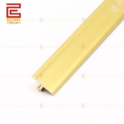 China Tela de aluminio anodizado de corte de canal T de barras de borde para azulejos en venta