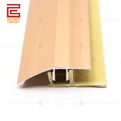 China Tile To Wood Floor Transition Strips Wide Metal Threshold Strip for sale