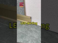 Smart LED Aluminum Skirting Board | Voice Control + Waterproof | Turn Floors into Light Art