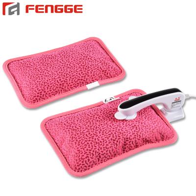 China FLANNEL Hand Warmer Rechargeable Electric Heated Hot Packing Hot Water Bag for sale