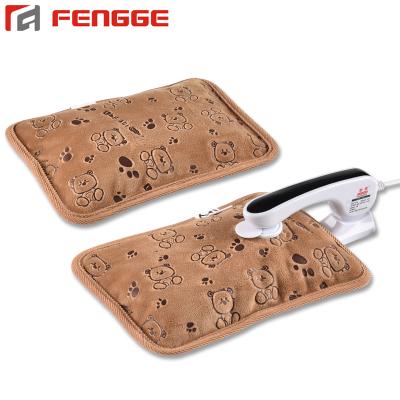 China FLANNEL Electric Hand Warmer Heat Pack Rechargeable Hot Water Hot Bag for sale