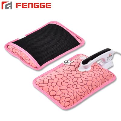 China FLANNEL Electric Hand Warmer Heat Pack Rechargeable Hot Water Bag With Cover for sale