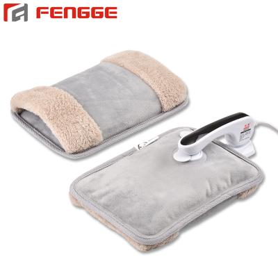 China Rechargeable FLANNEL Hand Warmer Heat Pack Electric Hot Water Bag for sale