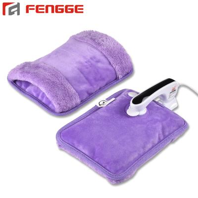 China FLANNEL Electric Hand Warmer Heat Pack Rechargeable Hot Water Bag for sale