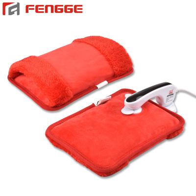 China FLANNEL Rechargeable Hand Warmer Electric Hot Water Bottle With Cover for sale