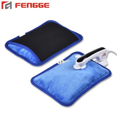 China FLANNEL Electric Heating Pack Rechargeable Hot Water Bag With Cover for sale