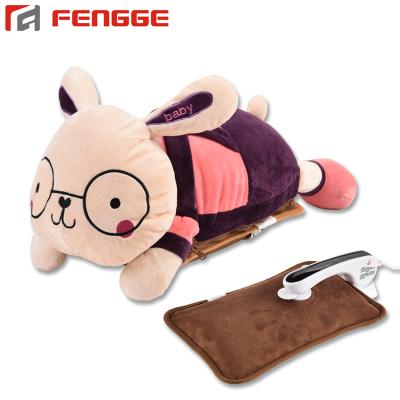 China FLANNEL Rechargeable Heat Package Hot Water Bag Electric Hand Warmer with Plush Toy Doll for sale