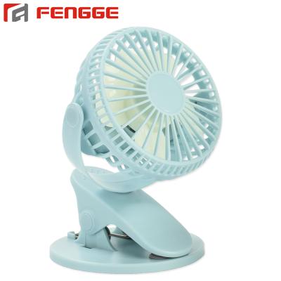 China USB 5V Rechargeable Desk Fan Mini Clip Fan Table Fan 3 Modes Personal Electric Car Speed ​​Small Desk Fan with Clamp for Air Cooling for sale