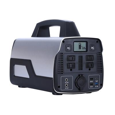 China 500W Good Quality Outdoor Camping Emergency Power Station Portable Generator T500 AC110V/220V for sale