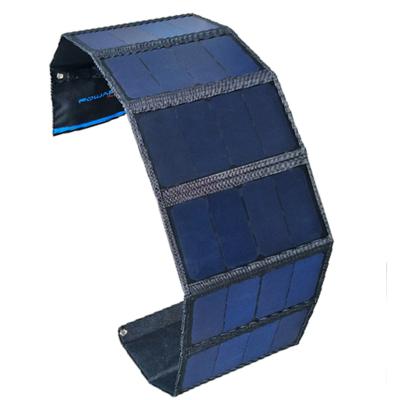 China Mono Portable Solar Panel Charging Cell Phones 100w Solar Power, Folding Solar Panel Monocrystalline Silicon, 12V 100W Solar Panel for sale