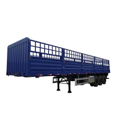 China China factory new trailer truck 3 axle direct sales barrier semi trailer transport cargo barrier semi trailer price for sale