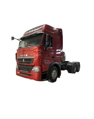 China HOWOT7H CNG Tractor 430HP Euro 6 Euro 6 Tractor Truck Direct Sale Uzbekistan 7585x2496x3850mm for sale