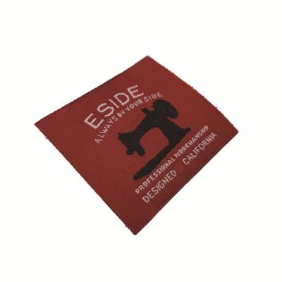 China Factory Sustainable Fashion Customized Sewing Labels Shirt Bags Garment Label Tag Woven Labels For Clothes for sale