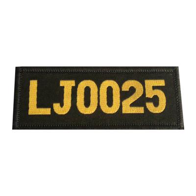 China Chaohong School And Hospital Viable Serial Number Label Woven Patch for sale