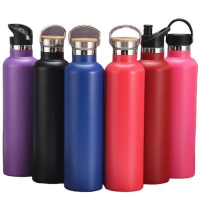 China New Sustainable Arriving Standard 304 Stainless Steel Water Bottle Double Mouth Wall Insulated Water Bottles for sale