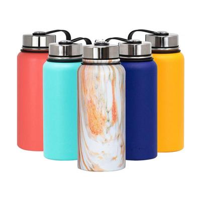 China Sustainable Wide Mouth Insulated Double Walled 32oz Vacuum Stainless Steel Water Bottle for sale