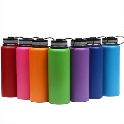 China Customized Sustainable Drink Bottle 32oz Double Wall Stainless Steel Thermal Vacuum Insulated Water Bottle for sale