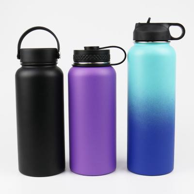 China Stainless Steel Viable Running Water Bottle Vacuum Flask Vacuum Sports Water Bottle 32OZ Custom Logo IronFlask for sale