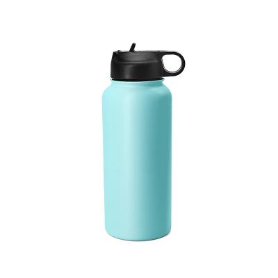 China New Amazon Stainless Steel Water Bottle 32 Ounce 1000ml Large Bottle Sustainable Vending Wall Double Insulated for sale