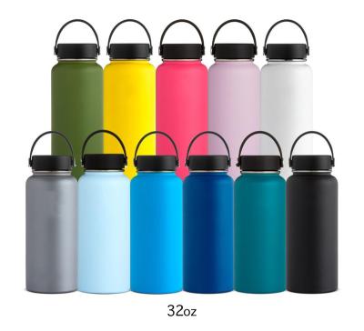 China Customized Sustainable Drink Bottle 32oz Double Wall Stainless Steel Thermal Vacuum Insulated Water Bottle for sale