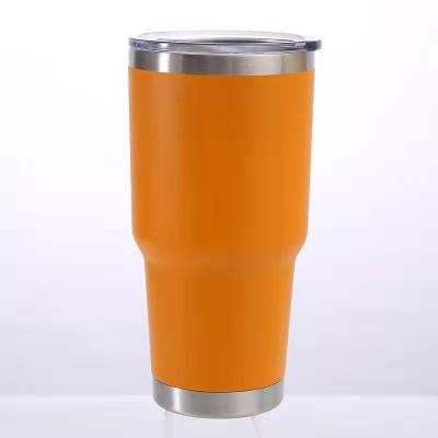 China 20oz 30oz Tumbler Stainless Steel Viable Vacuum Insulated Beer Tumbler White Mugs Coffee Travel Tumbler for sale