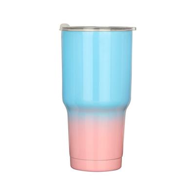 China Custom Viable Loose Wall Tea Coffe 30oz Double Wall Tumbler Cups Cute Sublimation Tumbler for sale