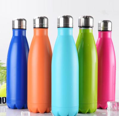 China Sustainable Vacuum Bowling Bowl Insulated Stainless Steel Water Cola Bottle With Spill Proof Lid for sale