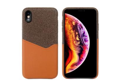 China Fashionable Leather Phone Cases With Card Slot Function For iPhone X XR for sale