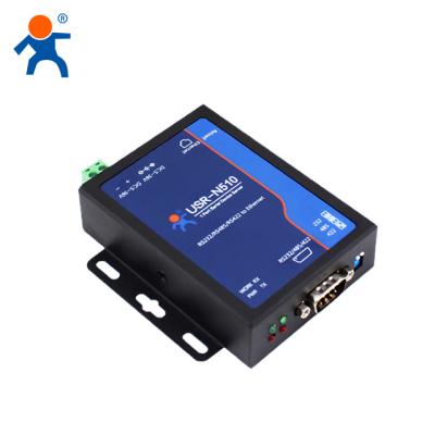 China Webpage USR-N510 serial RS232 RS485 RS422 to TCP industrial ethernet rs232 converters for sale