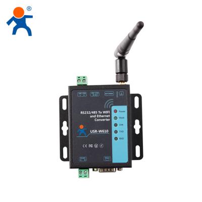 China W610 Industrial WIFI to Ethernet to serial converter supports modbus RTU to TCP 86*82.5*25mm (L*W*H) for sale