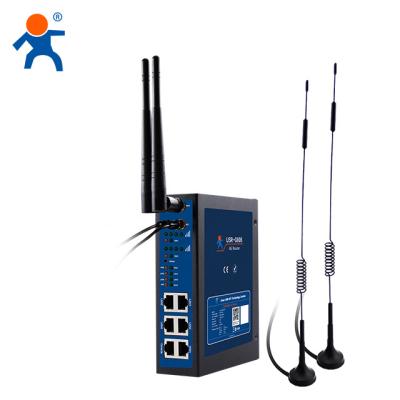 China USR-G808-AA 3G 4G Dual SIM Card Industrial Router with Failover, 4G LTE WiFi Wireless Router for sale