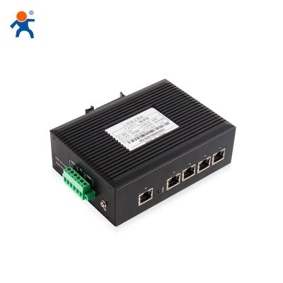 China USR-SDR050 5 Ports 10/100Mb POE Industrial Ethernet Switch With 5 Ethernet Ports for sale