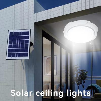 China High Quality Solar Indoor Remote Control Tricolor Dimming Solar Lights Smart Solar Garden Lighting System Lights for sale