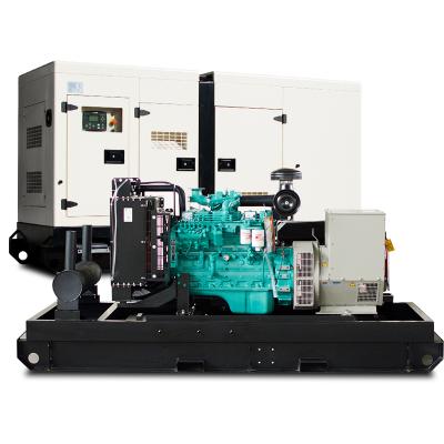 China Powered by Cummins Engine added to 80kw Stamford low price 70DB@7M silent type genset WP-C100GF for sale