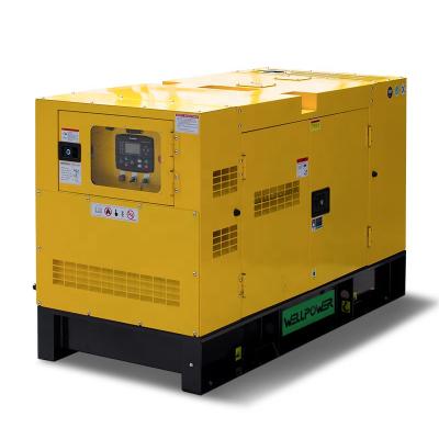 China New home use 50hz diesel generator with Korea Doosan WP-D12GF SP173N A/D 15kva engine diesel generator set for sale