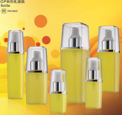 China Skin Care Op-Series: Square Shape With Over Cap Body Lotion Pump Bottle for sale