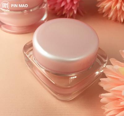 China Skin Care Cream M-Series: Double Wall Jar Acrylic Cream Jar for sale