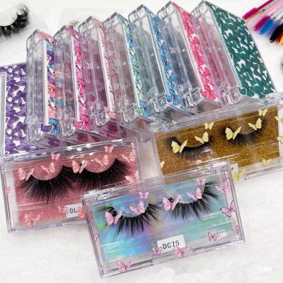 China Nature 25MM Mink Eyelash Fluffy 3D Mink Lashes Vendors Wholesale 3D Mink Eyelashes for sale