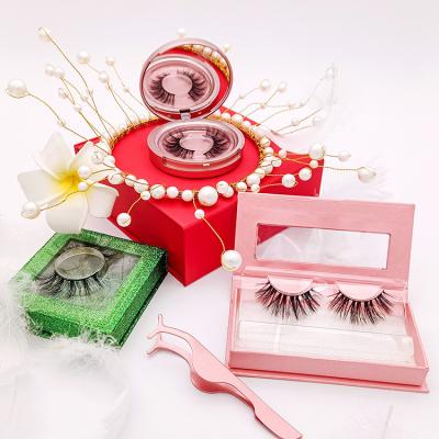 China Nature's Natural 3D Synthetic Lashes Wholesale 100% Handmade Cruelty Free Vegan Silk Lashes With Package for sale