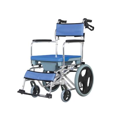 China New Design Convenient Aluminum Wheelchair KY606LAY Kaiyang And Shower Aluminum Wheelchair With Fixed Armrest And Footrest for sale