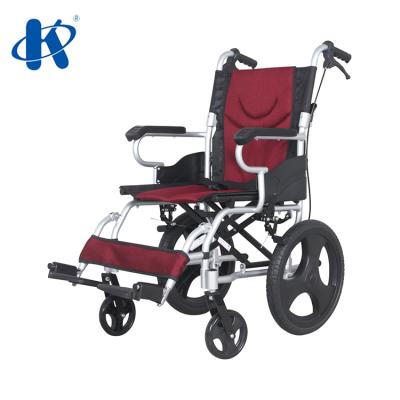 China Top Sales Kaiyang Aluminum Wheelchair Aluminum Wheelchair With Backrest Flip Up Footrest Wheelchair United Foldable Mag Wheel Brake for sale