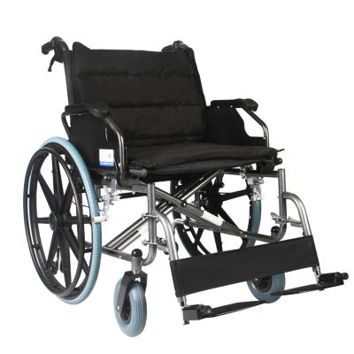 China SteelWheelchair Kaiyang Betrayal Heavy Duty Mag Wheel Manual Wheelchair with Flip Up Armrest Detachable Footrest for sale