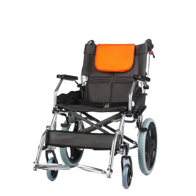 China Aluminum Wheelchair With Backest KY863L Modern Design Aluminum Alloy Foldable Lightweight Foldable Manual Wheelchair Lightweight Travel Wheelchair for sale