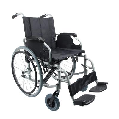 China kaiyang china wheelchair wholesalers heavy duty steel 7 wheels foldable manual wheelchair pu wheelchair for sale for sale