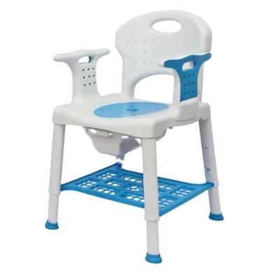 China 350 lbs KY823 kaiyang health care supply shower chair ABS commode pp materials shower and commode chair for sale