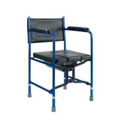 China KY816L Foldable Toilet Chairs For Adults Folding Lightweight Aluminum Commode Chair KY816L for sale