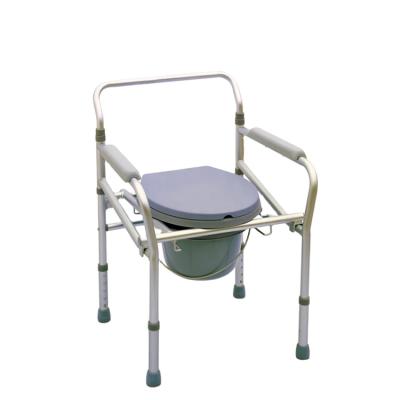 China Hot Sales Chair KY894L Kaiyang Steel Aluminum Commode Chair With Chrome Frame for sale