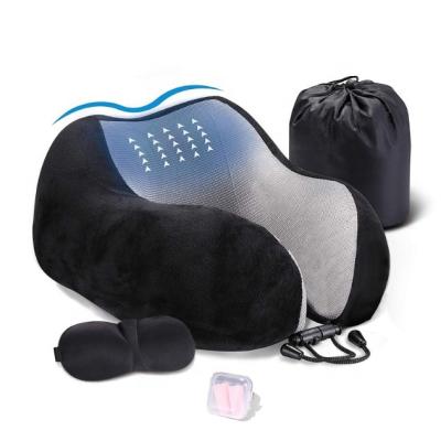 China Amazon wholesale anti-static neck pillow for airplane travel and child seat belt. for sale