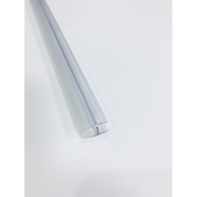 China PVC 6mm Dark Sealing Shower Edging Clear Plastic Door Strip Seal Industrial Eco-friendly for sale